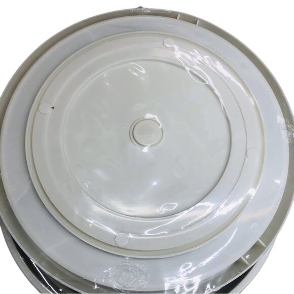 NWT Ram Pro Lazy Susans Non Skid set of 2 Organize Closet or Cabinet White Gray - Picture 11 of 16